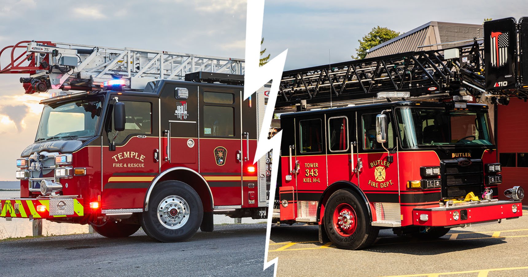 Ladder Fire Truck vs Platform Fire Truck